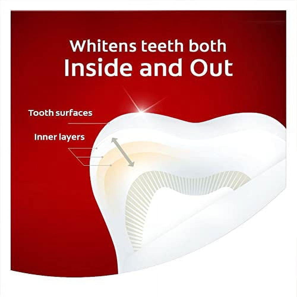 Colgate Optic White Advanced Teeth Whitening Toothpaste Vibrant Clean, 3.2 Oz, 2 Pack