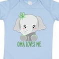 thumbnail image 4 of Inktastic Oma Loves Me Cute Baby Elephant Boys or Girls Baby Bodysuit, 4 of 5