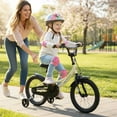 thumbnail image 4 of Costway 16 Inch Kids Bike with Training Wheels Dual Brakes Adjustable Seat Handlebar Height, 4 of 10