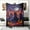 40x30inch(102cmx76cm), variant on 1pc Halloween Night Spooky Delights Flannel Blanket - Spooky Graveyard Scene with Jack-O'-Lanterns, Bats & Full Moon - Soft Warm All-Season Throw for Home, Office, Camping, Travel - Machine Washable