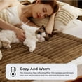 thumbnail image 2 of Self Heating Pet Mat for Cats and Dogs, Thermal Cozy Indoor Bed Pad with Non-Slip Bottom, Machine Washable No-Electric Warm Mat, 24 x 18 Inches, 2 of 7