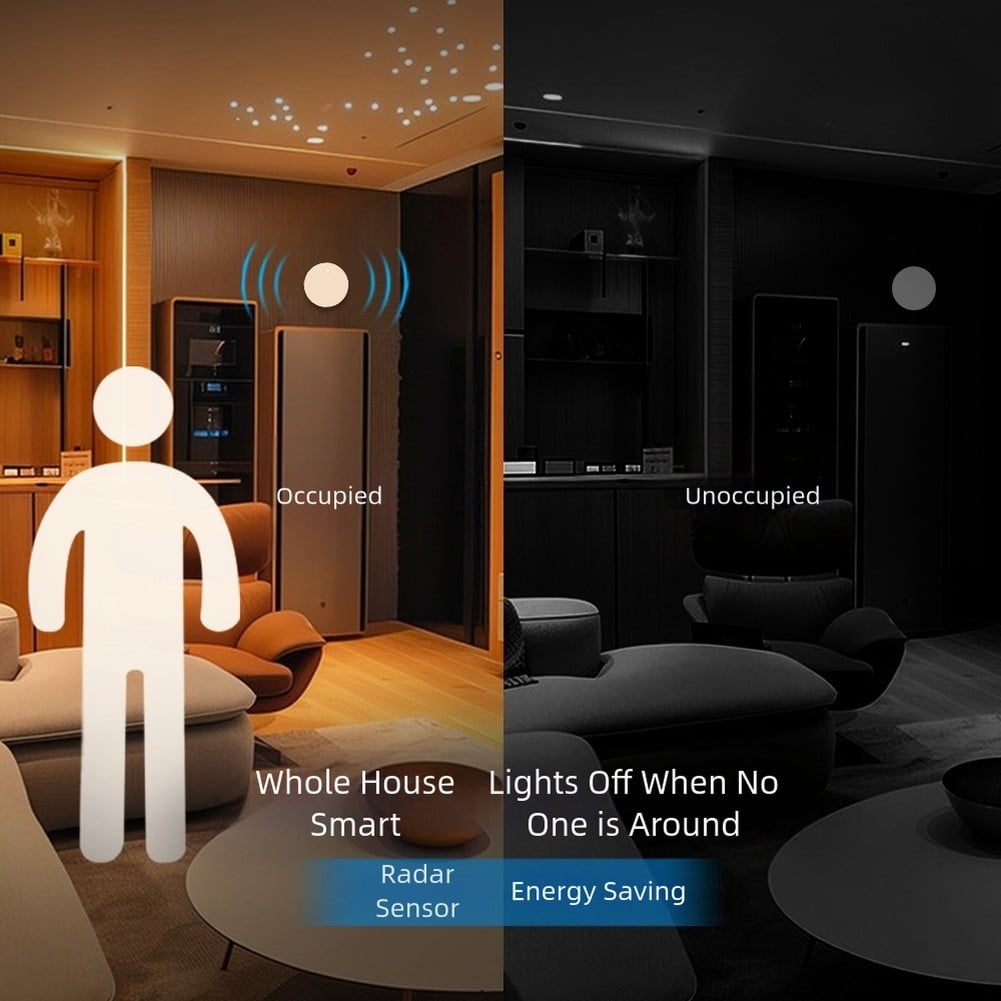 Smart For Zigbee 5.8G Millimeter Wave Human Presence Sensor Detector For Ewelink