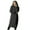 Black, variant on Fesfesfes Women Jacket Casual Warm Hoodie Solid Color Long Coat Causal Outerwear Sweater Knit Cardigan