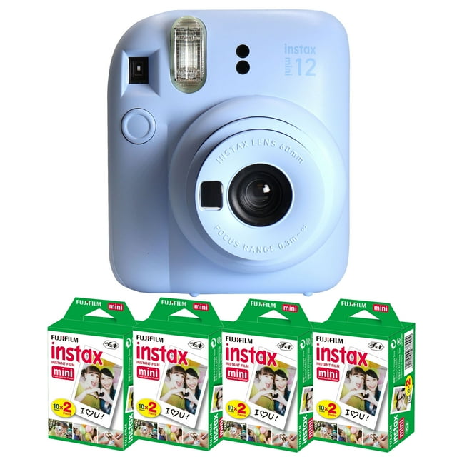 Cámara de película instantánea Fujifilm Instax Mini 12 (azul pastel)