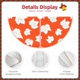 thumbnail image 3 of Haiem Bright Autumn Leaves Charm Pattern Christmas Tree Skirt Merry Christmas Party Christmas Tree Decoration,New Year Decorations-48", 3 of 6