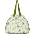 thumbnail image 2 of Lunch Bag for Women Insulated Womens Drawstring Lunch Bag for Work, Stain-Resistant Large Lunch Box for Women with Containers, Cinch Closure Cromwell Bag Black Man Reusable Lunch Bag Office, 2 of 4