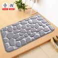 thumbnail image 3 of Color Sólido Cuarto de baño Puerta Absorbente No resbalón Alfombra Grande Decoración Niño Sala de estar Almohadillas Soft Almohadillas Accesorios Gris, 50x80cm Speravity HA009646-10, 3 of 6