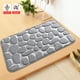 thumbnail image 3 of Color Sólido Cuarto de baño Puerta Absorbente No resbalón Alfombra Grande Decoración Niño Sala de estar Almohadillas Soft Almohadillas Accesorios Gris, 50x80cm Methold HA009646-10, 3 of 6