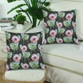 thumbnail image 2 of MKHERT Beautiful Cactus Pillowcase Pillow Protector Cushion Cover 18x18 inch,Set of 2, 2 of 2