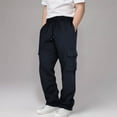 thumbnail image 2 of Nskgu Boys Baggy Sweatpants Straight Leg Open Bottom Casual Sweat Pants Teens Elastic Waist Athletic Joggers with Pockets, 2 of 6