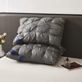 thumbnail image 6 of Bule Twisted Bed Pillows 2-Pack, 20" x 16.5" (48x74cm) Standard Size, Soft Plush Down Alternative Hotel Pillow, Breathable Hypoallergenic Bed Pillow for Neck/Back/Side Sleepers, 6 of 7