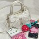 thumbnail image 2 of Bolsa bandolera de moda para mujer, diseño de lazo grande, Bolsa pequeño de Color sólido Ehuebsd Para Estrenar, 2 of 4