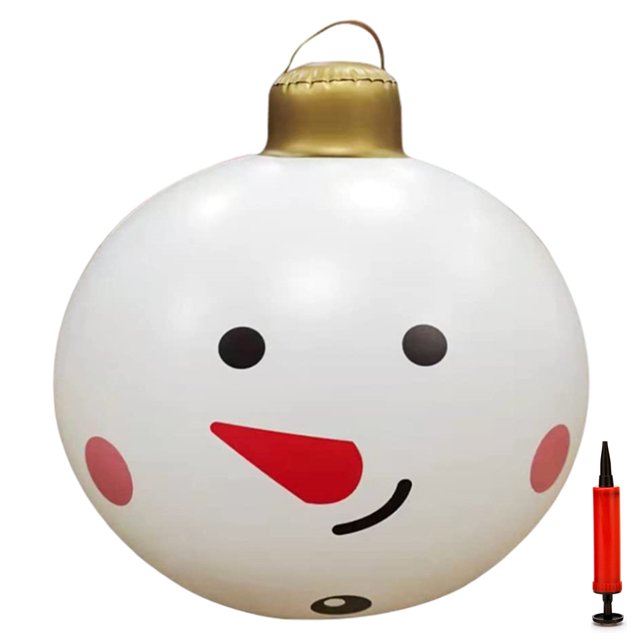 De Navidad De 24 Pulgadas, Decoraciones Para Exteriores, Decoraciones Navideñas Para Patio, Adorno Inflable Para Jardín sonducket HA042543-04