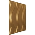 thumbnail image 2 of Ekena Millwork 19 5/8"W x 19 5/8"H Nexus EnduraWall Decorative 3D Wall Panel, Bright Coat Gold (12-Pack for 32.04 Sq. Ft.), 2 of 6