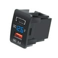 thumbnail image 2 of BUYISI 12V Car Charger For Qc3.0 Pd Dual Usb Outlet For Toyota Usb Port Socket, 2 of 8
