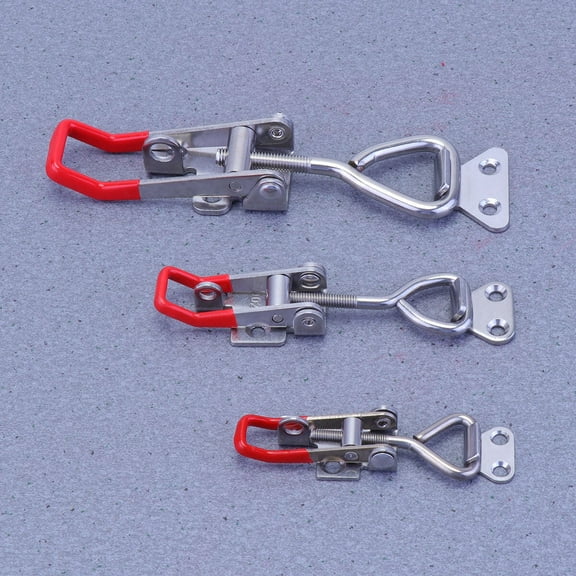 OUNONA  3 Pcs Adjustable Quick Fixture Metal Clamp Clamps