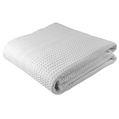 Gilden Tree 100% Natural Cotton Classic Waffle Weave Bath Sheet (White)