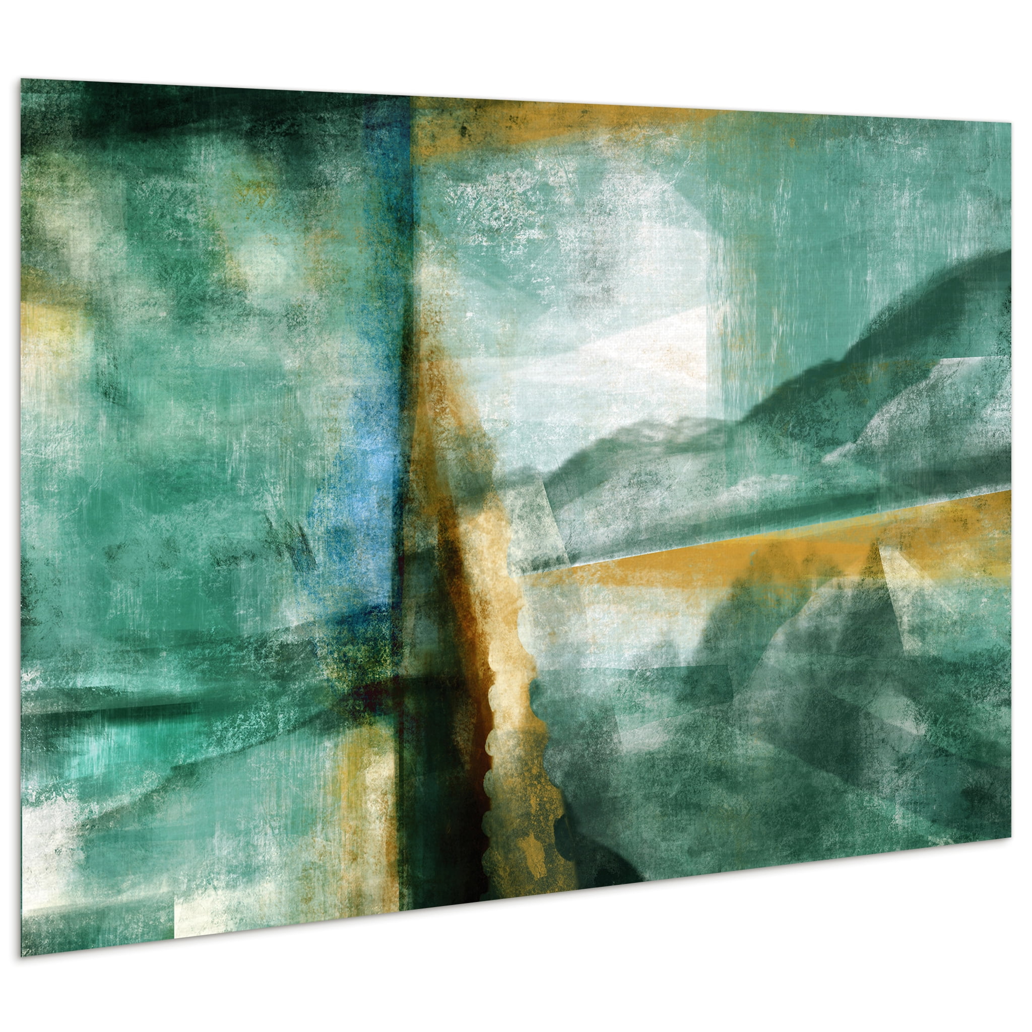 Empire Art Direct Ireland I Frameless Free Floating Tempered Glass Panel Graphic Wall Art, 48" x 32" x 0.2", Ready to Hang
