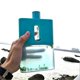 thumbnail image 4 of 1pc Leakproof Water Bottle Outdoor Travel Portable Flat Wine Pot Plastic Kettle, 4 of 4