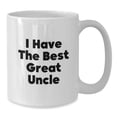 thumbnail image 2 of Funny Uncle Gifts, I Have The Best Great Uncle, White Coffee Mug for Birthday, Gifts from Men to Uncle, Unique Uncle Mugs, 2 of 4