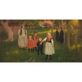 thumbnail image 2 of Włodzimierz Tetmajer 18x11 Gold Ornate Wood Frame and Double Matted Museum Art Print Titled - The Artist's Family (1905), 2 of 4
