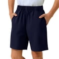 thumbnail image 2 of Ticikt Boys Shorts Athletic Training Basketball Shorts Running Shorts Mesh Gym Workout Shorts No Pocket Activewear for Kids, 2 of 4