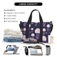 thumbnail image 4 of Travel Duffle Bag Pink Purple Jellyfish Travel Tote Bags Carry on Luggage Waterproof Weekender Bags with Top Handle Adjustable Shoulde Strap for Travel Gym, 4 of 5