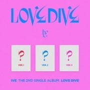 Ive - Love Dive (Random Cover) (incl. 96pg Photobook, Photocard + Heart Hologram Card) - CD