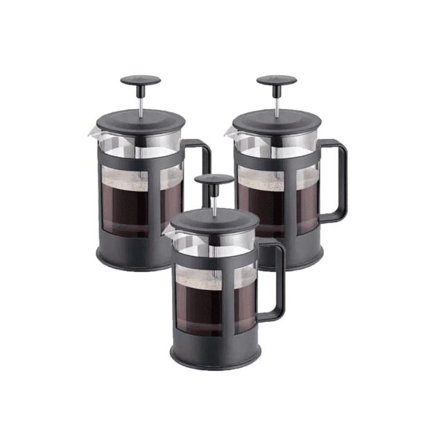3 Pz DRINK LAB Cafetera Prensa Francesa de 800ml