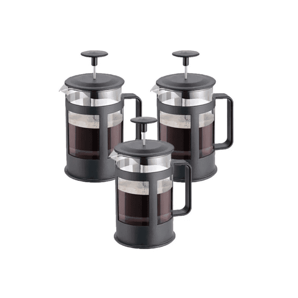 3 Pz DRINK LAB Cafetera Prensa Francesa de 800ml