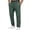 Green, variant on Axiiglly Cotton Pants for Men Casual Fitness Comfortable Waist Trousers Solid Color Outdoor Work Out Pants with Pockets S-3XL
