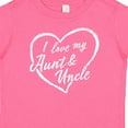 thumbnail image 4 of Inktastic I Love My Aunt and Uncle in White Chalk Heart Boys or Girls Baby T-Shirt, 4 of 5