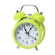 thumbnail image 2 of Reloj despertador sin ruido con luz nocturna, esfera luminosa, alarma fuerte para niños en casa. Verde, 2 of 9
