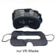 thumbnail image 5 of Máscara de realidad virtual desechable de diseño universal, máscara de realidad virtual sanitaria de tela no tejida, protección contra el sudor suave y transpirable, uso cómodo (100 piezas), 5 of 6
