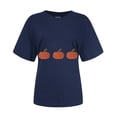 thumbnail image 6 of Godom Halloween Shirts for Women Halloween Ghost T-Shirts Pumpkin Graphic Shirt Short Sleeve Tops, 6 of 6