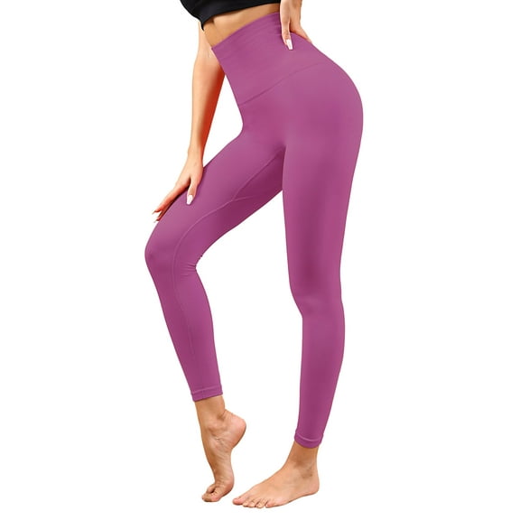 Homma High Waist Tummy Control Compression Leggings Vivid Magenta Size L