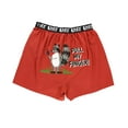 thumbnail image 3 of LazyOne Funny Animal Boxers, Novelty Boxer Shorts, Humorous Underwear, Gag Gifts for Men, Raccoon, Red (Pull My Finger, SMALL), 3 of 6