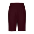 thumbnail image 4 of Homenesgenics Shorts for Women $5 Women Oversized Drying Tight Elastic Comfortable Fitness Pants Yoga Pants Red XXL, 4 of 8