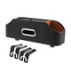 thumbnail image 5 of Coche reposacabezas asiento trasero caja de almacenamiento multiusos caja de pañuelos portavasos conveniente Negro Zulema Organizador del respaldo del asiento del automóvil, 5 of 8