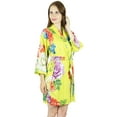 thumbnail image 5 of Bimba Women Short Cotton Robe Getting Ready Bridesmaid Robes, 5 of 6