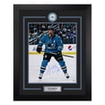 thumbnail image 1 of Joe Thornton Autographed San Jose Sharks Centre Ice Logo 26x32 Frame, 1 of 2