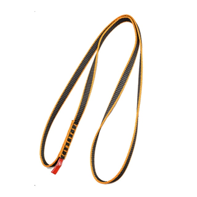 VONKY Corde d'Escalade Professionnelle Simple Élingue de Sécurité Robuste Sangle de Sécurité Prévention des Chutes Équipement de Protection pour le Corps Violet Jaune