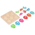 thumbnail image 3 of Bloques De Dinosaurios De Madera Regalo Perfecto Para Promover La Memoria Bloques De Dinosaurios Clasificación Percepción De La Forma Del Juguete Para Niños De Más De 3 Años ANGGREK Juguetes, 3 of 8
