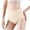 Beige, variant on Women Seamless High Waisted Briefs Tummy Control No Show Underwear