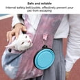 thumbnail image 3 of Cat Sling Carrier, Large Space  Buckle Multiple Pockets Internal  Buckle  Puppy Sling Bag Red  For Outdoor, 3 of 7