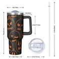 thumbnail image 3 of 40oz Halloween Tumbler with Handle and Straw, Insulated Travel Mug for Fall Season, 3 of 7