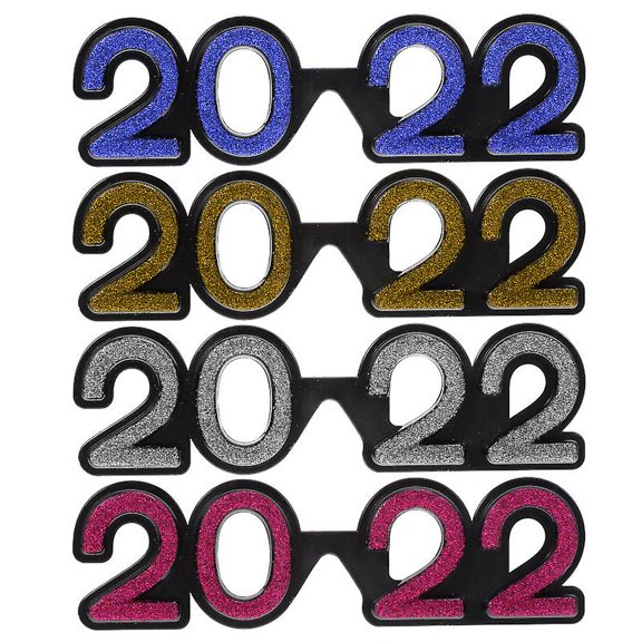4pcs New Year Photo Props