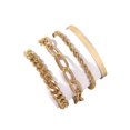 thumbnail image 1 of Moyic de cadena gruesa de aleación de oro simple de moda popular para mujer Artesanía Moyic HA015671-00, 1 of 6