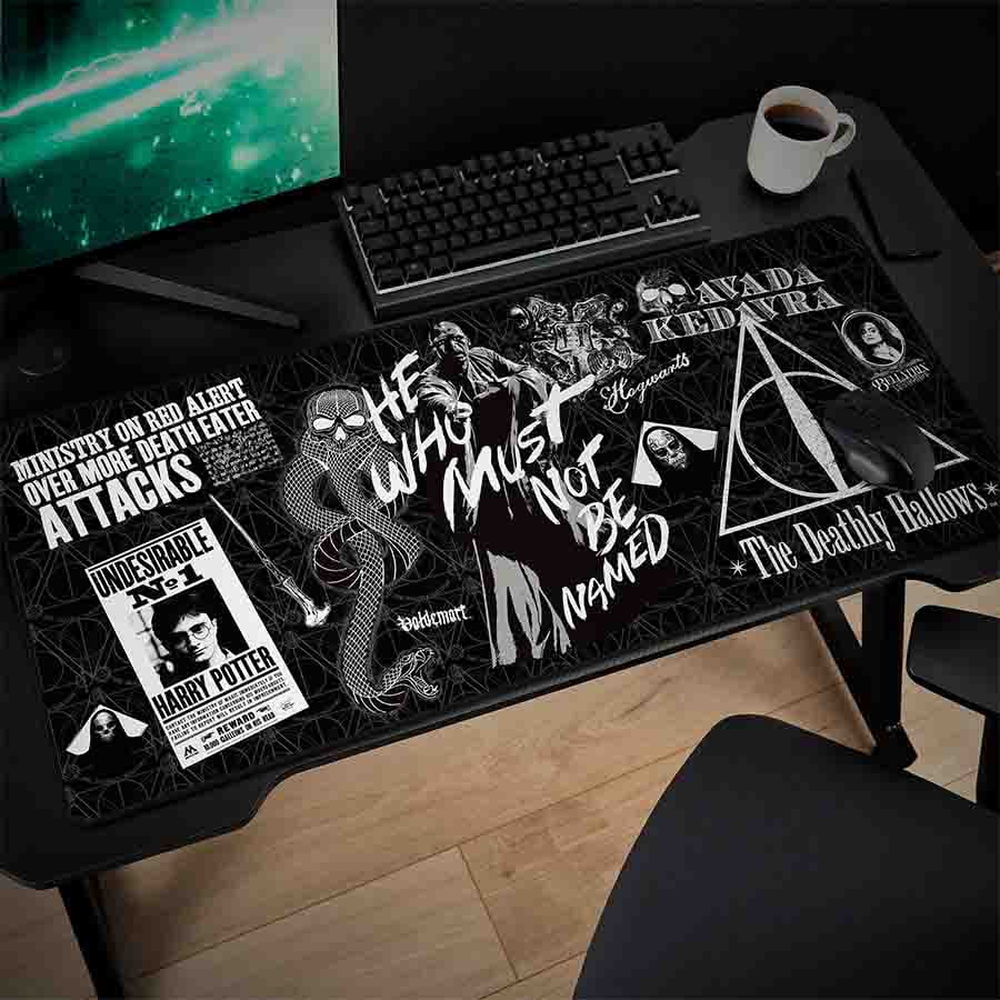 Subsonic - Harry Potter XXL Mouse Pad 90 x 40 cm - Desk Pad with Non-Slip Base, Gaming Mouse Pad - Officially Licensed