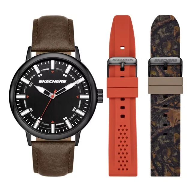 Set De Reloj Skechers Pl Sr9101 Hombre
